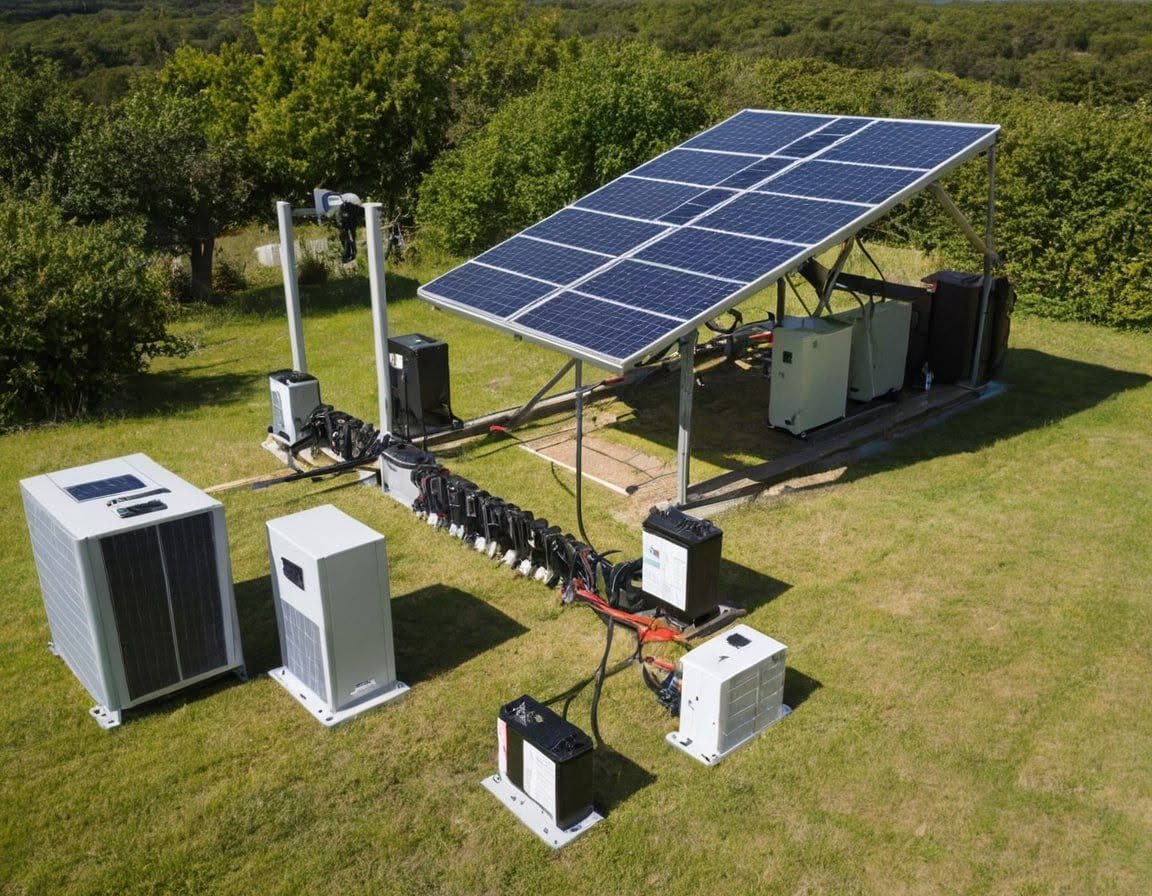 Ground mounted solar system