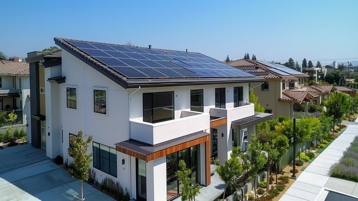 Residential solar system for villas and homes